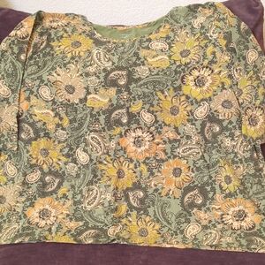 An Autumn flowered top